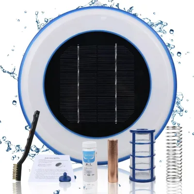 HanDa 2022 Solar Ionizer for Swimming Pool Purification Pool Floating Water Purifier Equipment Pool Cleaner