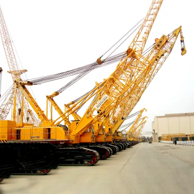 Full Hydraulic Versatile 100Ton Crawler Mobile Crane QUY100 for Infrastructure and Bridge Foundation