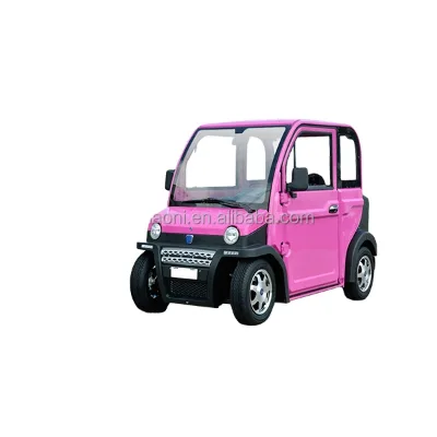 Eco- Friendly 60V Green Electric Car for Family