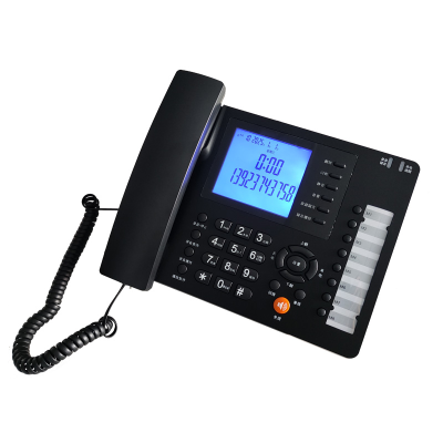 Caller ID Corded Phone Voice Announcement Record Desk Telephone