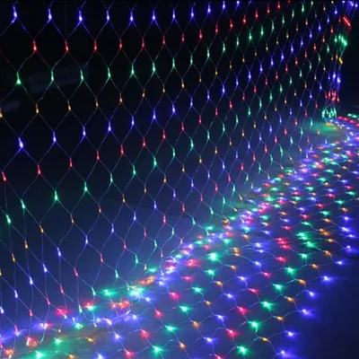 3 X 2meters 320Led Fairy Lights Festival Net Mesh String Xmas Party Wedding Christmas Lights Outdoor Decoration Holiday Lighting