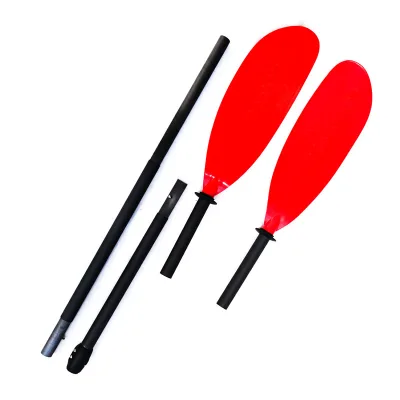 Adjustable 215-240 cm Lightweight Fiberglass Kayak Paddle for Canoe Kayak Rivers Use