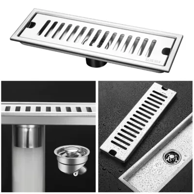 Factory Direct Custom Size Stainless Steel Linear Shower Drain Channel Low MOQ Fast Delivery