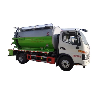Dongfeng Automatic Diesel-Fueled Septic Tank Maintenance Vehicle 6-Way Cleaning Suction Truck Dual-Use Pipeline Sludge Truck