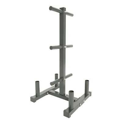 Bumper Plate Rack with Barbell Rack