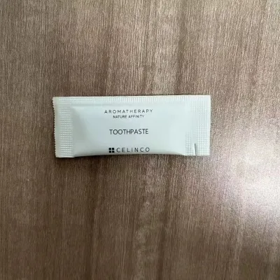 Brown Kraft Custom Printed Eco Friendly Toothpaste Hotel Tube Portable Travel Biodegradable Natural Oral Care Fresh Mint
