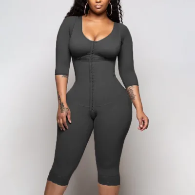 Bodysuit Shapewear Women Full Body Shaper Tummy Control Slimming Sheath Butt Lifter Push Corset BBL Post Surgery Wear