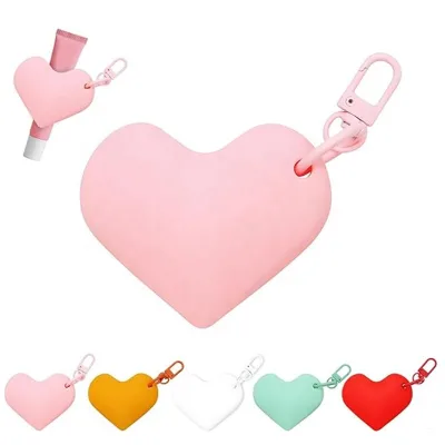 Different Design 0.5 Oz Lipgloss Holder Organizer Keychain for Women Girls Wallet Backpack Clothing Accessories