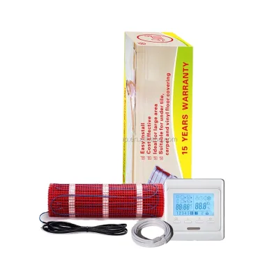 Modern Electric Underfloor Heating Mat for Steady Warmth 230V Flexible Aluminium for Home Kitchen Hotel Sauna Room Bathroom