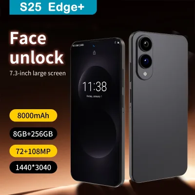 Android 15 Smartphone with >7" FHD LCD Big Screen Face Recognition & Shockproof Design 108MP Camera Dual SIM Wireless Charge