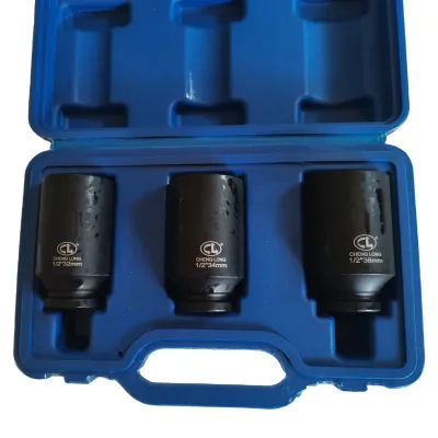 Factory Auto Repair Tool  Air Impact Metric 1/2 Inch 32mm.34mm.36mm  Impact Socket Set