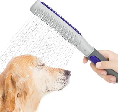 Eco-Friendly Plastic Pet Shower Head with Spraying Comb Bathing Products for Dogs and Cats