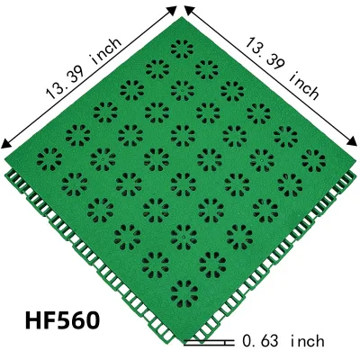 Plastic Sports Flooring for Basketball Courts-Eco-Friendly Durable Waterproof Interlocking High Bounce Surface Easy Line Marking