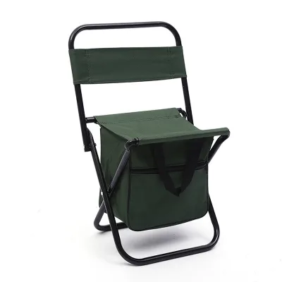 Wholesale Factory Customization Wear Resistant Oxford Cloth Dual Purpose Folding Chair Outdoor Cold Insulation Bag