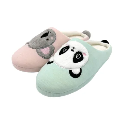 Bedroom Slippers for Women Anti-Slip Comfortable Memory Foam Cartoon Novelty Panda Slippers