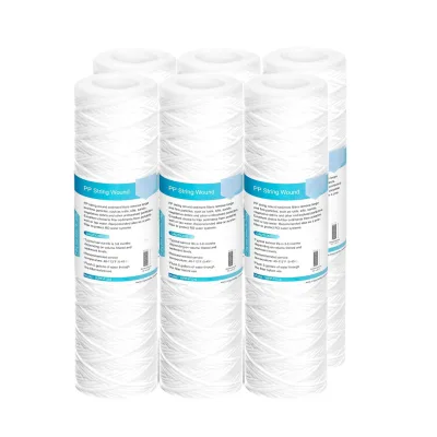 PP Sediment String Wound Whole House Water Filter Replacement Cartridge Universal Sediment Filters for Well Water