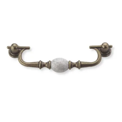 Super Quality Exquisite ZINC Antique Cabinet Door Handle Knob Antique Drawer Pull Handle