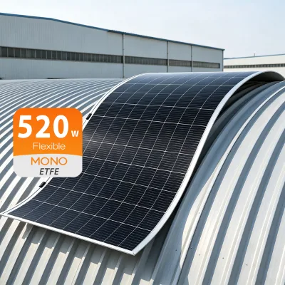 Flexible Solar Panels 100w 200w 300w 450w 520w ETFE Flexibility Portatil Paneles Solares Flexibles With Cables