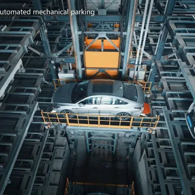 PXD Pit Underground tandem Comb Robotic Vertical Lift Elevator Sliding Shuttle Stacker Crane Type Fully Automatic Parking System