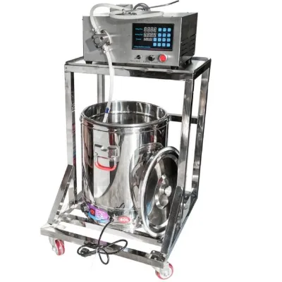 Candle Wax Filling Machine with Heating Pot