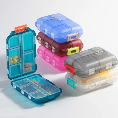 Portable Pill Storage Box for Travel