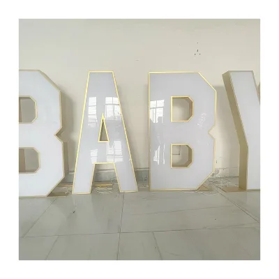 Customized  for Event Wedding Supplies Wood-marquee-letters Led Marquee Letters 3ft