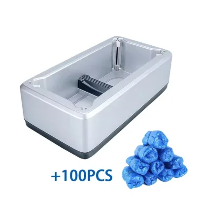 Custom Logo Sustainable Portable Boot Cover Machine ABS Material Automatic Shoe Dispenser for Household Daily Cleaning Super