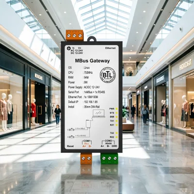 Sunfull Mall Lighting & HVAC Gateway: BACnet MSTP/IP Dual Stack, Connects 3rd Party Devices