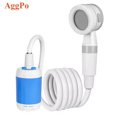 Outdoor Portable Camping Shower Pump - Electric Rechargeable Shower for Camping, Hiking, Traveling