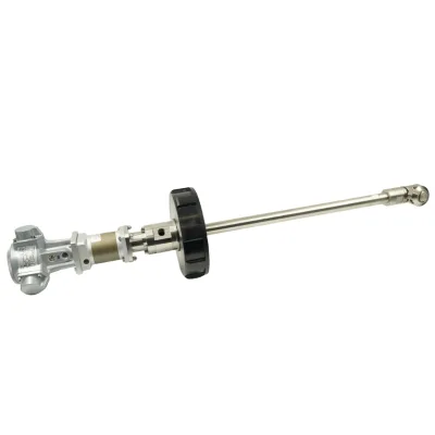 New Heavy Duty 3D Rotary Jet Head 360 Rotating Spray Nozzle Electric IBC Tank Cleaning Machine 316 Stainless Steel for Tote