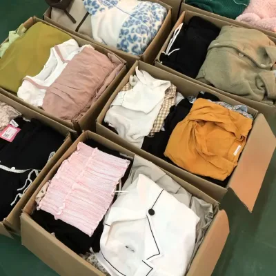 Wholesale First Class Second Hand Clothing Ball Thrifting Dress Used Clothes sacs main usags Used Clothes Sale
