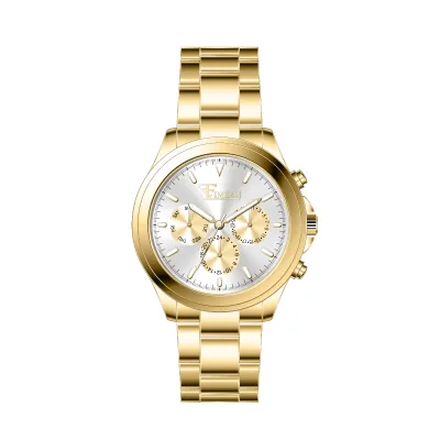 Eternal Glow Watch with Metal Band, Quartz Movement