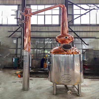 1000L 2000L 3000L 5000l Red Copper Pot Still