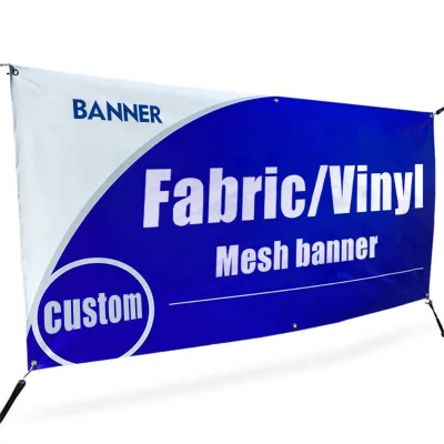 Vinyl Banner Outdoor Advertising High Quality Custom Waterproof PVC Vinyl Mesh Banner Outdoor Backdrop Vertical Outdoor Banners