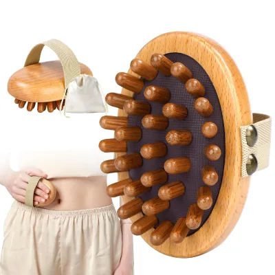Wood Therapy Massage Tools for Belly Fat,Massage Body Brush for Cellulite Remover, Maderoterapia Kit for Muscle Pain Relief