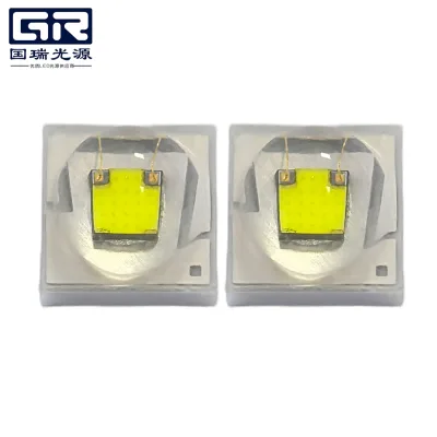 GUORUI LED 3W High-power Cool White Light 6000K 7000K LED Customizable Red/yellow/green Color Yellow Diffusion Lens 150LM