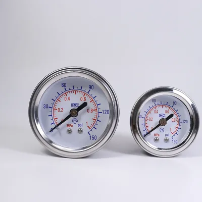 Ordinary Pressure Gauge Iron Shell Plastic Shell Y40 50 60 Manometer