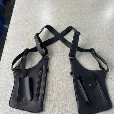 New Men Invisible Shoulder Backpack Anti Theft Underarm Crossbody Bag Outdoor Agent Style Mobile Phone Chest Sling Pack