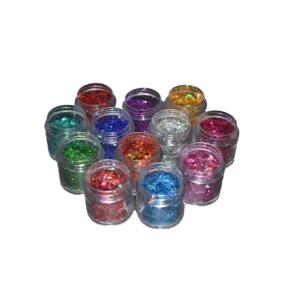 Holographic Color-Changing Glitter Multicolored Mixed Glitter for Creating Halloween Props and Themed Backdrops