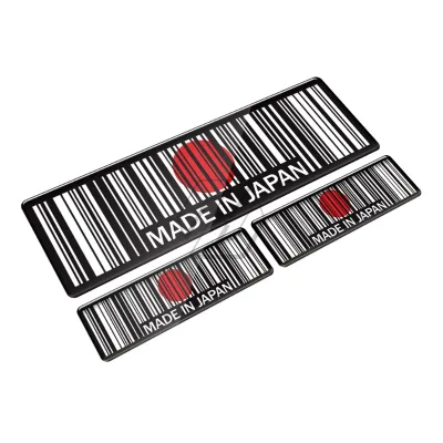 High Quality 3D Bar Code Sticker Made In Italy Sticker for car Styling For Motorbike Decals
