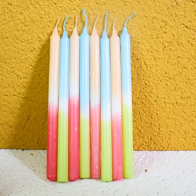 Color Candles Supplier Wholesale 10'' Paraffin Candle Luxury Stick Candles for Home Wedding Party Decoration Hanukkah Christmas Bulk Supply