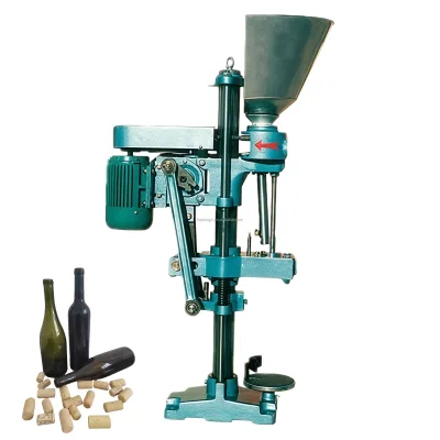 Semi-automatic Table Top Champagne Wine Bottle Juice Corking Machine Semi-automatic T-type Corking Capping Machine