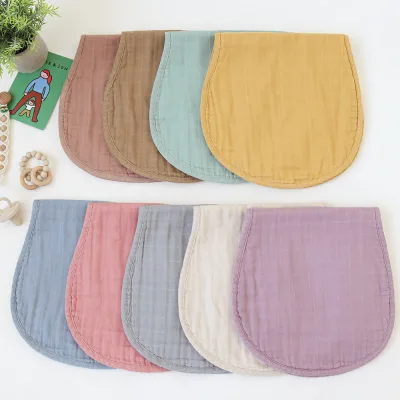 Muslin Cotton Baby Boys Girls Burping Cloths 6 Layers Soft and Absorbent Spit up Rags Burp Cloths for Baby