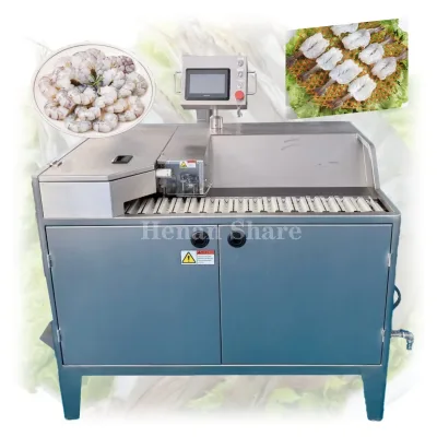 Prawn Shrimp Peeler Processing Machine Shrimp Back Cutting Machine