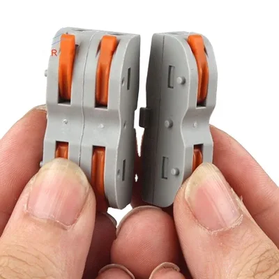 High Quality 5-hole 2 Sides Wire Connector 32A Terminal Conductor 5 Pin 2 Sides Wire Connector .