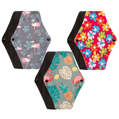 18X25CM Washable Waterproof Reusable Women Use Cloth Sanitary Pads Women Girls Hygiene Pads