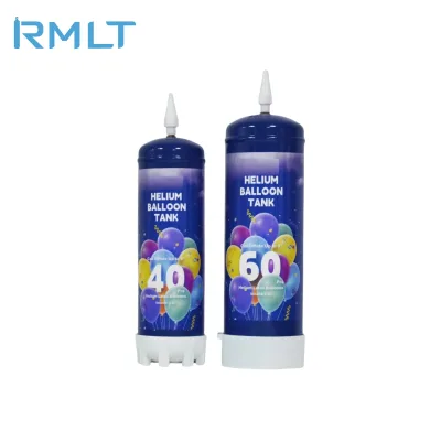 Helium Industrial 50balloons Disposable EC-3.3L Portable Helium Cylinder Pressure Vessel Core 99.99% Purity High Safety