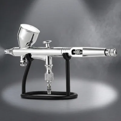 Nail Model Professional Copper Spray Pen Environmentally Friendly Gravity Feeding Double Action Gun 0.3mm Fine Line Spray Gun