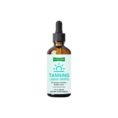 OEM ODM Tanning Liquid Drops with Vitamin Fenugreek Seed Extract Skin Hydrates Elasticity Renewal Radiance Antioxidants