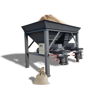 Factory Auto Rice Saw Dust Quartz Sand Bagging Machine